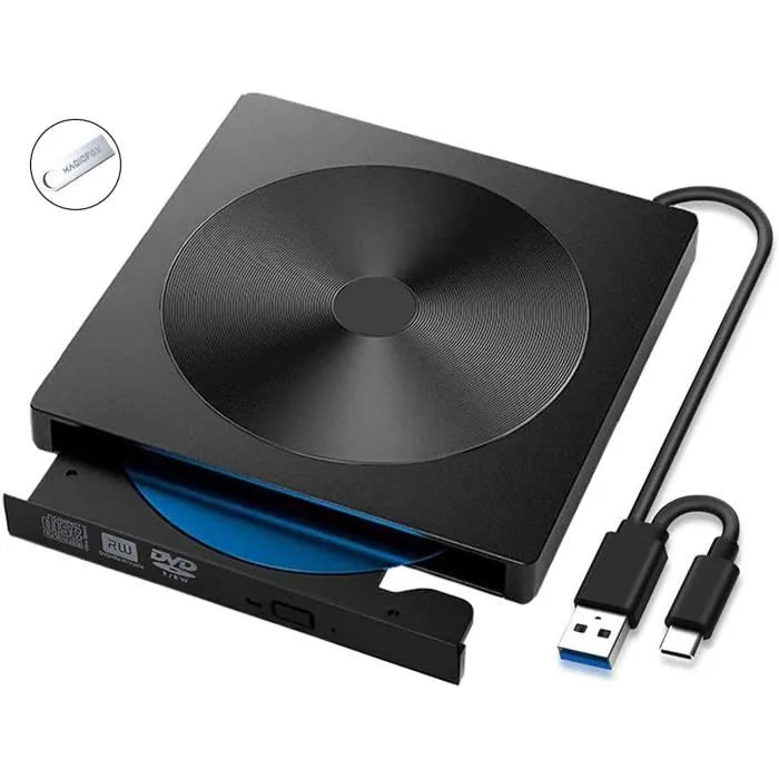 Lecteur/Graveur CD/DVD Portable
